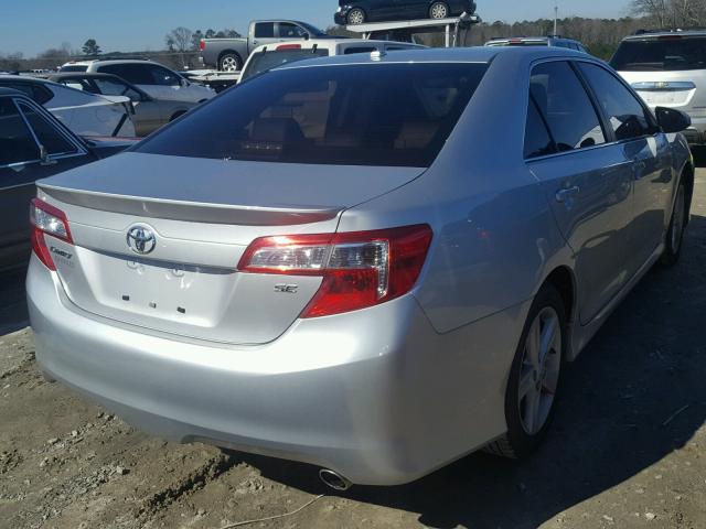 4T1BF1FKXDU637770 - 2013 TOYOTA CAMRY L SILVER photo 4