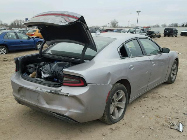 2C3CDXHG7GH214313 - 2016 DODGE CHARGER SX GRAY photo 4