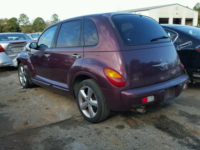 3C4FY78G23T514503 - 2003 CHRYSLER PT CRUISER PURPLE photo 3