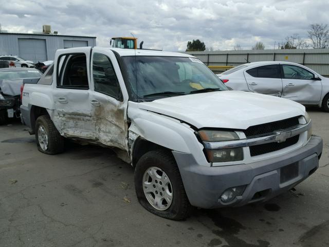 3GNEC13T43G125471 - 2003 CHEVROLET AVALANCHE WHITE photo 1