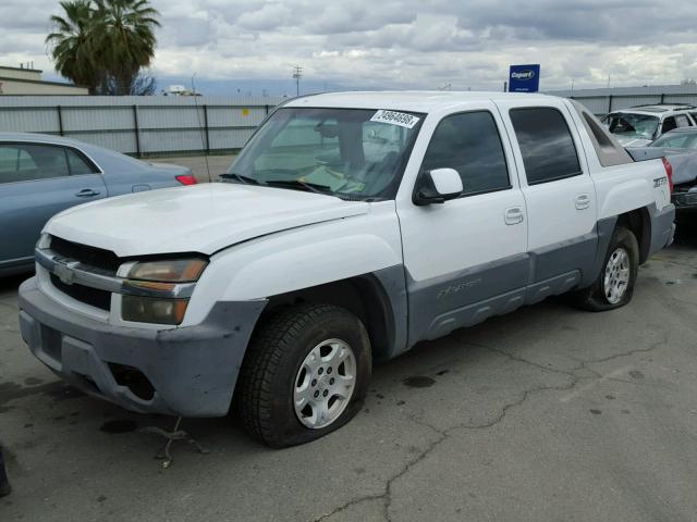 3GNEC13T43G125471 - 2003 CHEVROLET AVALANCHE WHITE photo 2