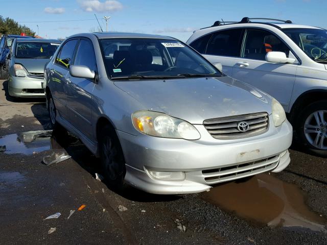 2T1BR32E03C106743 - 2003 TOYOTA COROLLA CE SILVER photo 1