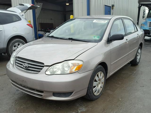 1NXBR32E23Z153366 - 2003 TOYOTA COROLLA CE TAN photo 2