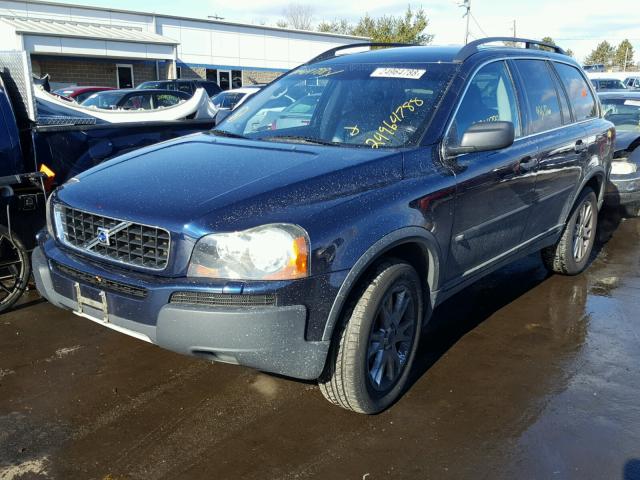 YV1CM91H441040859 - 2004 VOLVO XC90 T6 BLUE photo 2