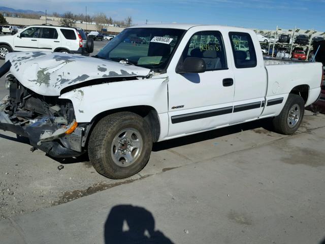 2GCEC19V921428593 - 2002 CHEVROLET SILVERADO WHITE photo 2