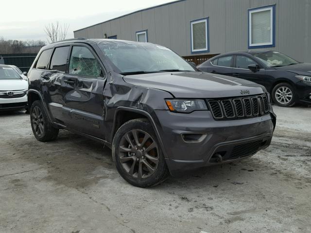 1C4RJFBG4HC620765 - 2017 JEEP GRAND CHER GRAY photo 1