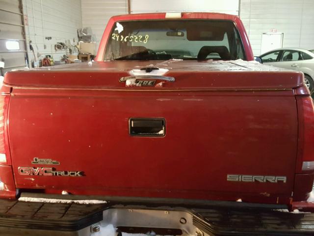 1GTEK14K4NZ512915 - 1992 GMC SIERRA K15 RED photo 6