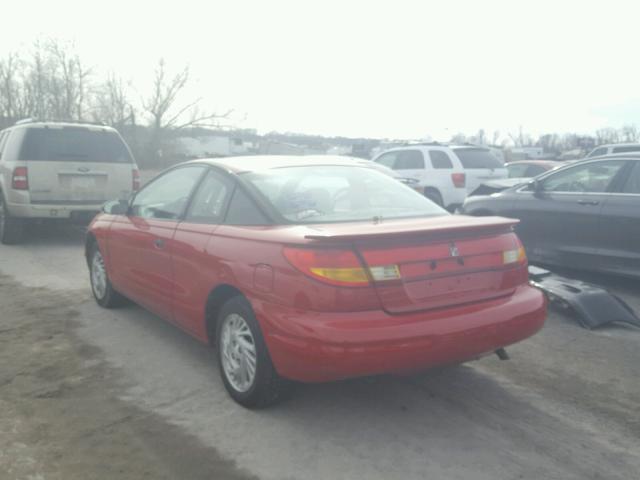 1G8ZP128XXZ322916 - 1999 SATURN SC1 RED photo 3