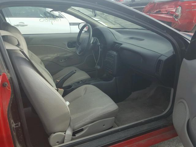 1G8ZP128XXZ322916 - 1999 SATURN SC1 RED photo 5