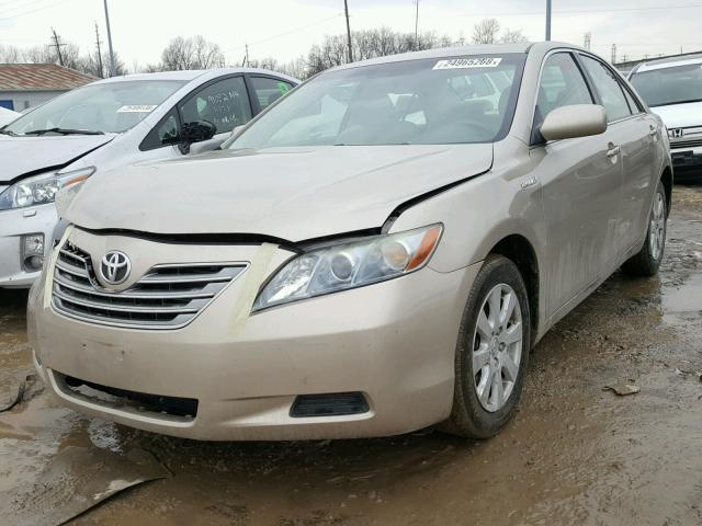 JTNBB46K273010052 - 2007 TOYOTA CAMRY NEW TAN photo 2