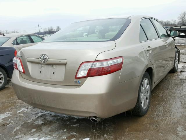 JTNBB46K273010052 - 2007 TOYOTA CAMRY NEW TAN photo 4