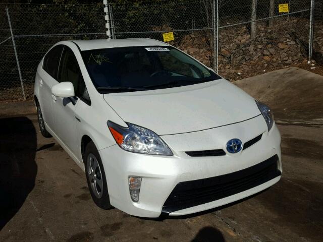 JTDKN3DU9C1589766 - 2012 TOYOTA PRIUS WHITE photo 1