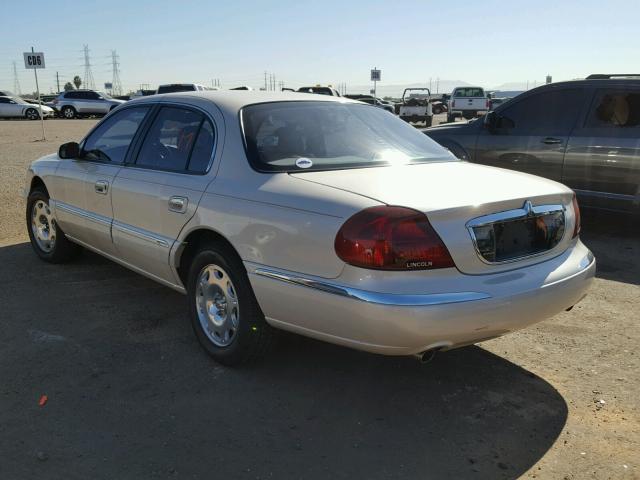 1LNHM97V6YY767616 - 2000 LINCOLN CONTINENTA BEIGE photo 3