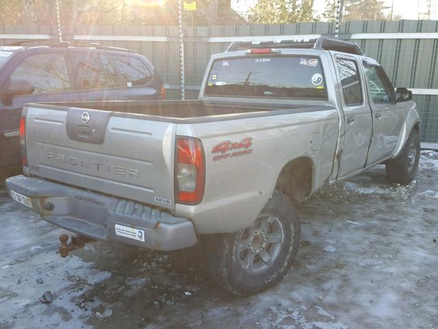 1N6ED29Y34C455652 - 2004 NISSAN FRONTIER C SILVER photo 4