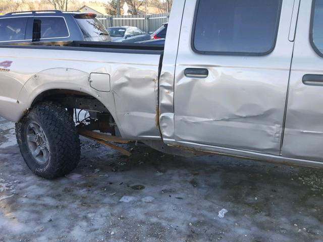 1N6ED29Y34C455652 - 2004 NISSAN FRONTIER C SILVER photo 9