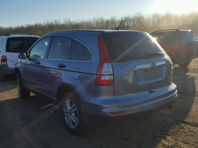 3CZRE4H5XBG706689 - 2011 HONDA CR-V EX BLUE photo 3