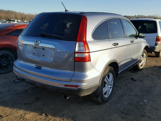 3CZRE4H5XBG706689 - 2011 HONDA CR-V EX BLUE photo 4