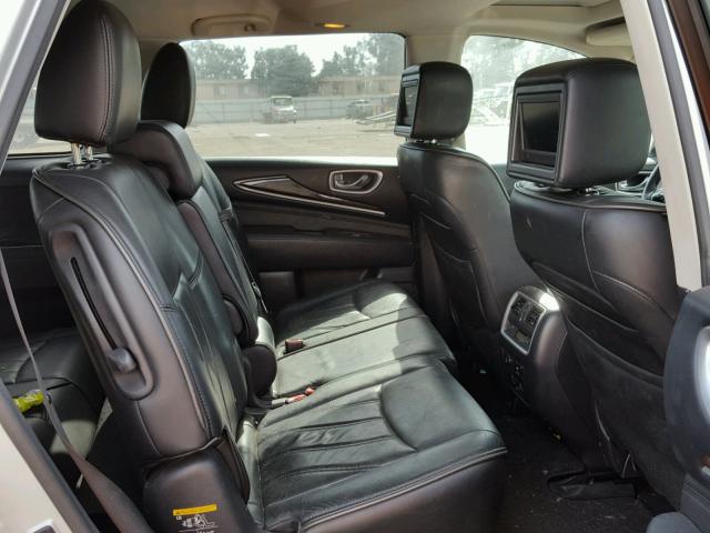 5N1AL0MN7DC327092 - 2013 INFINITI JX35 BASE SILVER photo 6