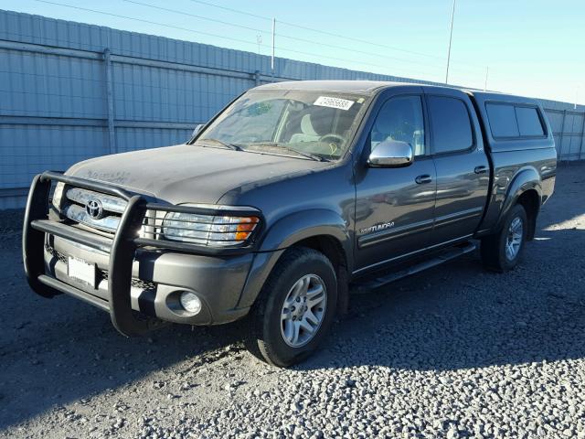 5TBET34126S520281 - 2006 TOYOTA TUNDRA DOU GRAY photo 2