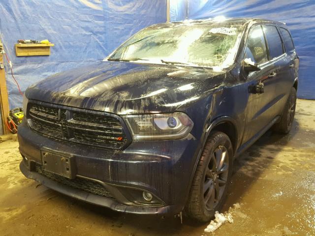 1C4RDJAG5EC318408 - 2014 DODGE DURANGO SX BLUE photo 2