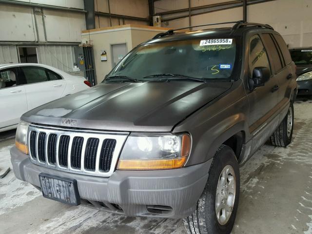 1J4GW48S5YC348360 - 2000 JEEP GRAND CHER GRAY photo 2