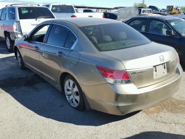 JHMCP26738C053129 - 2008 HONDA ACCORD EX GOLD photo 3