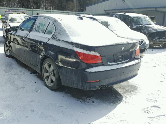 WBANV13548CZ56190 - 2008 BMW 528 XI BLUE photo 3