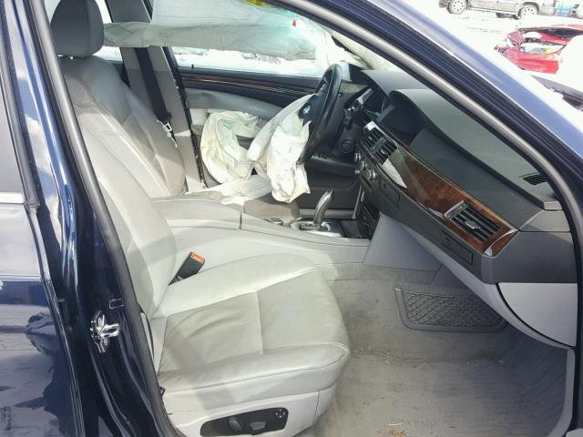 WBANV13548CZ56190 - 2008 BMW 528 XI BLUE photo 5