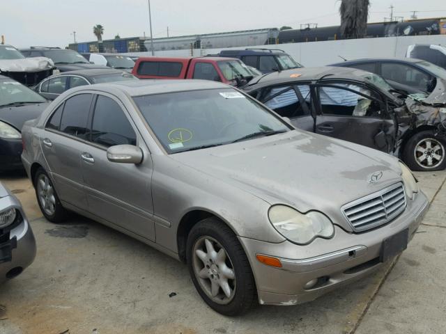 WDBRF61J53F333018 - 2003 MERCEDES-BENZ C 240 SILVER photo 1