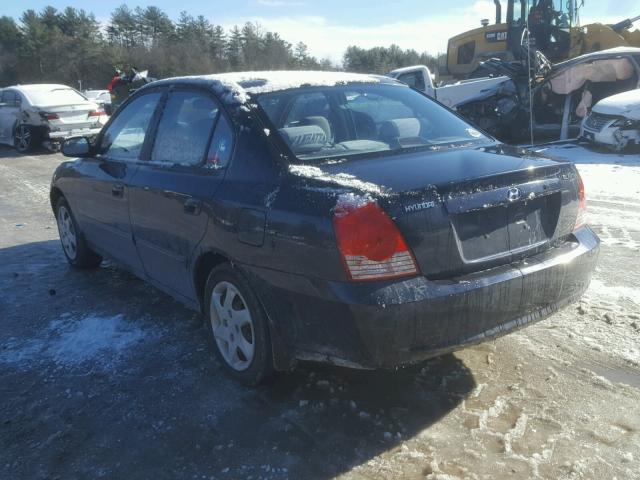 KMHDN46D05U113401 - 2005 HYUNDAI ELANTRA GL BLUE photo 3