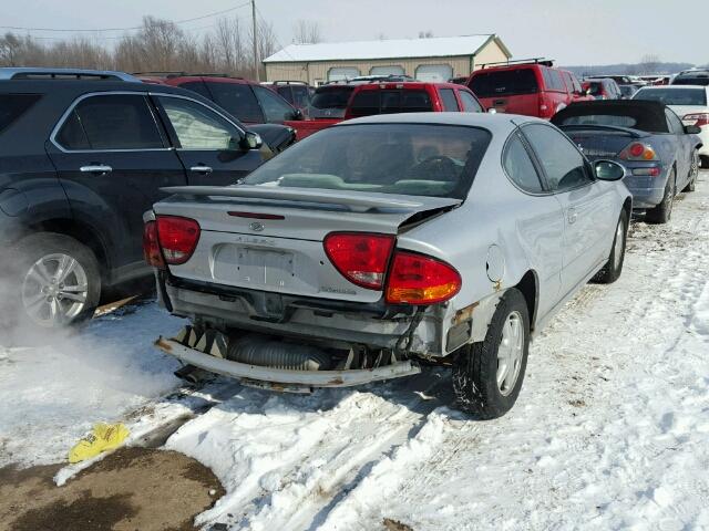 1G3NL12E12C108284 - 2002 OLDSMOBILE ALERO GL GRAY photo 4