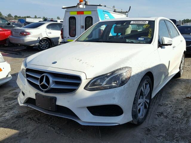 WDDHF0EB2FB100664 - 2015 MERCEDES-BENZ E 250 BLUE WHITE photo 2