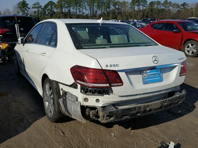 WDDHF0EB2FB100664 - 2015 MERCEDES-BENZ E 250 BLUE WHITE photo 3