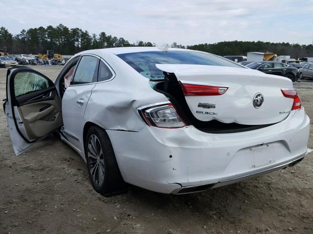 1G4ZN5SS8HU124943 - 2017 BUICK LACROSSE P WHITE photo 3