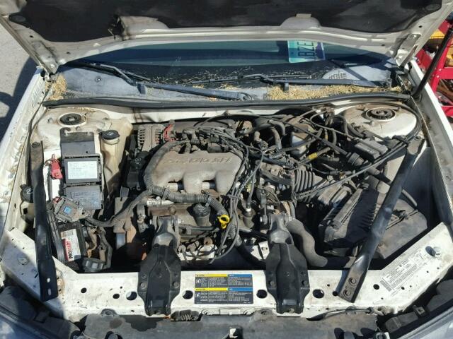 2G1WF52E959370058 - 2005 CHEVROLET IMPALA WHITE photo 7