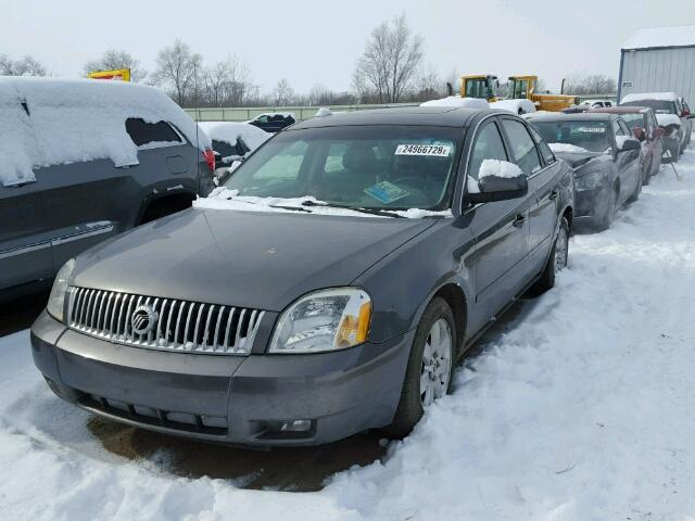 1MEHM40106G604587 - 2006 MERCURY MONTEGO LU CHARCOAL photo 2