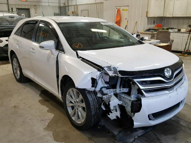 4T3BA3BB1EU065142 - 2014 TOYOTA VENZA LE WHITE photo 1