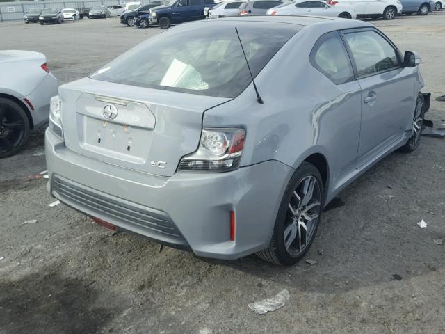 JTKJF5C72E3083650 - 2014 TOYOTA SCION TC 银色 照片 4