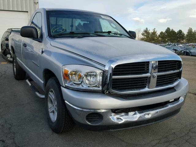 1D7HA16NX6J169427 - 2006 DODGE RAM 1500 S SILVER photo 1