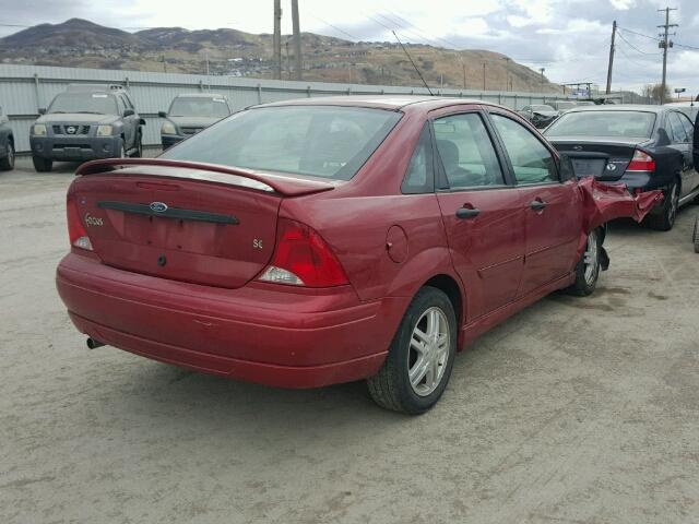 1FAFP34P63W129463 - 2003 FORD FOCUS SE RED photo 4