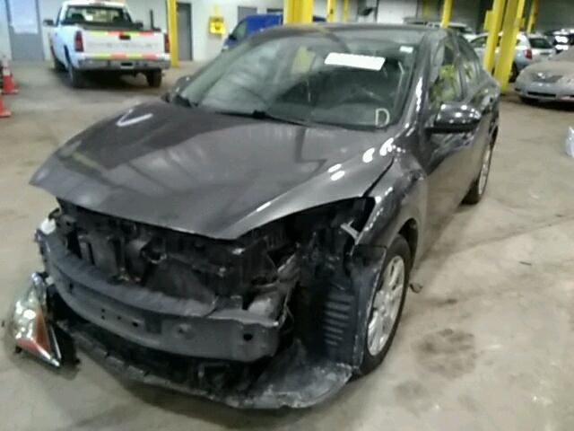 JM1BL1SF7A1142462 - 2010 MAZDA 3 I GRAY photo 2