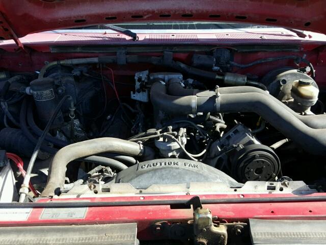1FTHX26G1PKA02577 - 1993 FORD F250 RED photo 7