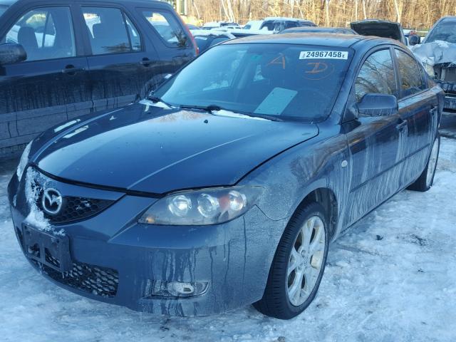 JM1BK32G291232119 - 2009 MAZDA 3 I GRAY photo 2