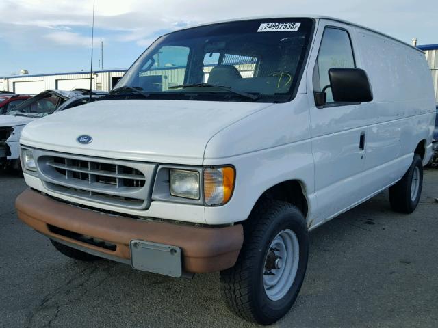 1FTNE24211HA45708 - 2001 FORD ECONOLINE WHITE photo 2