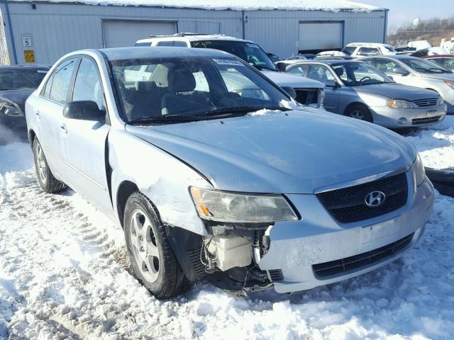 5NPEU46C96H168119 - 2006 HYUNDAI SONATA GLS BLUE photo 1