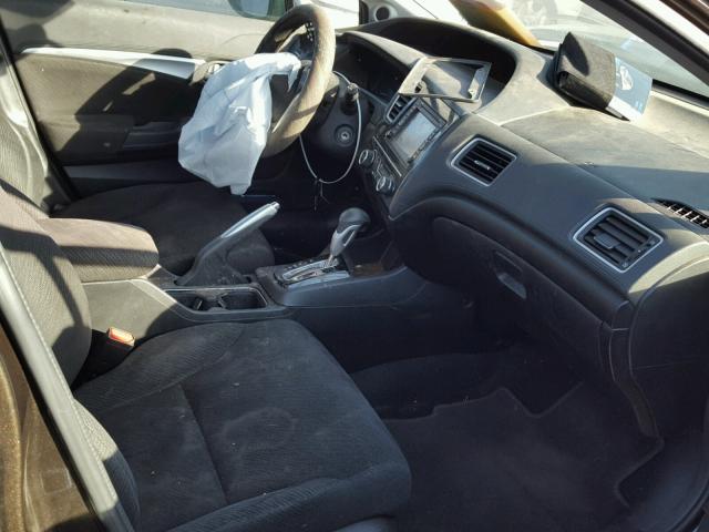 2HGFB2F80DH525477 - 2013 HONDA CIVIC EX შავი ფოტო 5