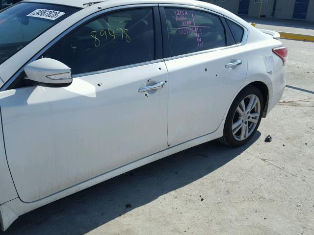 1N4BL3AP9DC123478 - 2013 NISSAN ALTIMA 3.5 WHITE photo 9