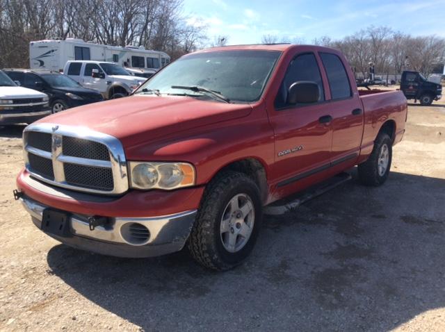 3D7HA18N62G190199 - 2002 DODGE RAM 1500 RED photo 2