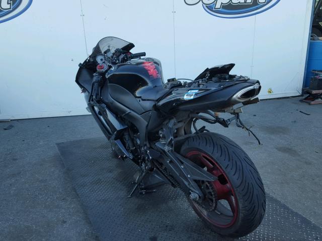 JKAZX4P188A039976 - 2008 KAWASAKI ZX600 P BLACK photo 3