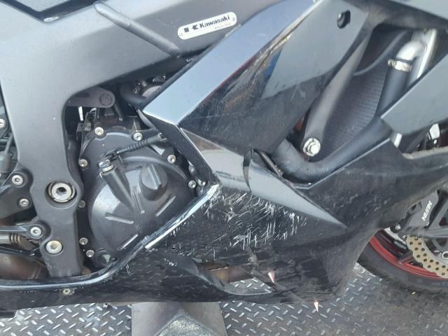 JKAZX4P188A039976 - 2008 KAWASAKI ZX600 P BLACK photo 7